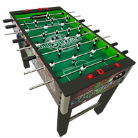 Table de football de haute qualité en MDF de 4,6 pieds, jeu de sport d'intérieur, certifiée EN71/ASTM/RoHS, personnalisable pour unisexe, vente chaude