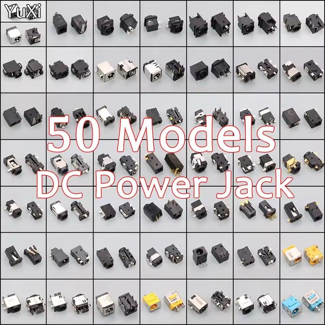 50models Laptop Tablet Notebook DC Power Jack Socket Connector For IBM Lenovo Samsung Sony ASUS Acer Ramos