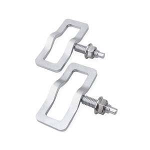 Kit de reparación de abrazaderas de colector de escape CRASTP para Ford V8 V10, metal plateado - Product Image 3