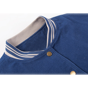 Chaqueta de Béisbol Unisex ZhongShan Dragon Uniform, Estilo Universitario, Lisa, de Forro Polar, Bordada, de <span class=keywords><strong>Lana</strong></span>/Acrílico, Impermeable, Talla Grande - Product Image 2