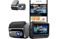 Caméra embarquée DDPAI Z60 à trois canaux, enregistrement global triple : avant 4K/arrière 1080P/intérieur 2K, protection complète.