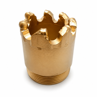 Foret de forage PDC en acier au carbone forgé de 76 mm/93 mm/112 mm/133 mm/152 mm/151 mm pour le forage géothermique, burin PDC de haute qualité