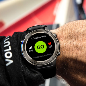 Venta caliente de fábrica 5ATM impermeable GPS deporte relojes inteligentes cuerpo de Metal a prueba de polvo, resistente a caídas 2024 smartwatch deportes manos libres - Product Image 1