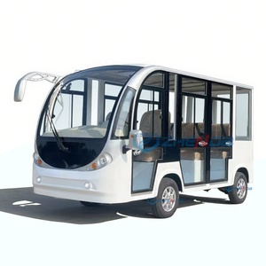 Gran Oferta Nuevo Precio de Fábrica Carro de Patrulla Eléctrico de 4 Ruedas para 6-8 Personas con Batería, Carro de Golf para Carretera, Autobús Turístico Eléctrico - Product Image 1