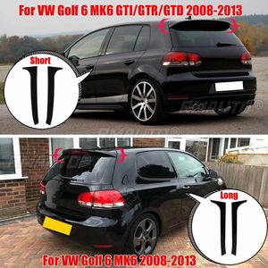 Spoiler latéral de fenêtre arrière noir brillant Canard Canards Splitter pour VW Golf 6 MK6 GTI/GTR/GTD 2008 2009 2010 2011 2012 2013 - Product Image 2