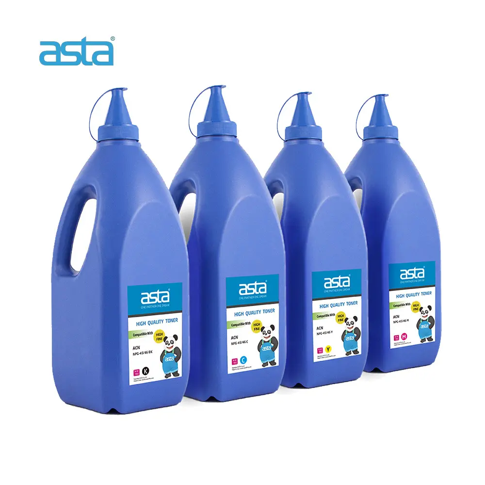 ASTA fabrika Toner tozu CF350A CF351A CF352A CF353A 130A HP toptan renk dolum toplu şişe çantası için uyumlu