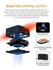 Mini PC AMD Ryzen R7 6800H, 16 GB DDR5, SSD NVMe de 1 TB, LAN Dual, Pantalla Triple 4K, Windows <span class=keywords><strong>11</strong></span>, Linux, Juegos, Diseño, Computadora de Escritorio - Product Image 3