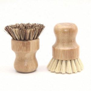 Mini Cepillo de Bambú con Cerdas de Coco, Cepillos para Ollas, Cepillo de Fibra de Coco - Product Image 1