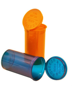 कस्टम 6 13 19 30 60 90 120 घूंट बच्चे प्रतिरोधी स्पष्ट प्लास्टिक चिकित्सा की गोली की बोतलें सफेद पॉप शीर्ष घूंट बोतल कंटेनरों प्लास्टिक - Product Image 2