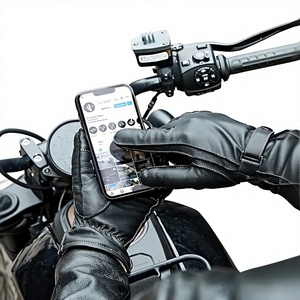 Warm Genuine <b>Leather</b> Full Finger <b>Driving</b> <b>Gloves</b> <b>for</b> <b>Men</b> and Women Comfortable <b>for</b> Winter Outdoor Wear Daily <b>Driving</b> High Quality - Product Image 4
