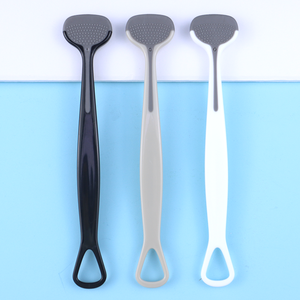 فرشاة جديدة مزدوجة الوجهين لسان تنظيف مكشطة اللسان منظف اللسان - Product Image 5