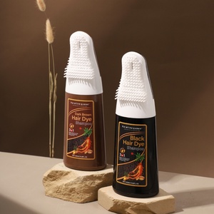 Champú Gel para Colorear el Cabello 420ML, Tinte para el Cabello Sin Amoníaco, Permanente 3 en 1, Champú con Tinte Herbal - Product Image 3