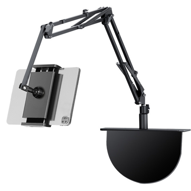 Strong Arm Tablet PC Stand 360 Rotating Supports 4-13 Inch Screens Newest Indoor Home Tablet Holder Bed Desktop Use