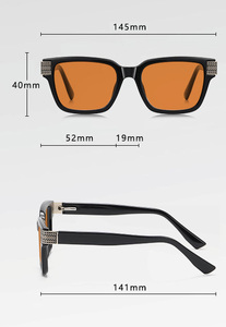 Firstsense thiết kế tùy chỉnh vuông kính chống ánh sáng màu xanh kính ống kính màu đỏ loại bỏ mắt căng thẳng đêm sử dụng ánh sáng màu xanh thủy tinh - Product Image 4