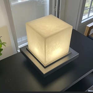 Lámpara de Mesa Portátil Recargable Chi Yu-tang, de Mármol, con Control Táctil LED, Inalámbrica, para Dormitorio, Mesita de Noche, Escritorio, Bar, Comedor, Exterior - Product Image 3