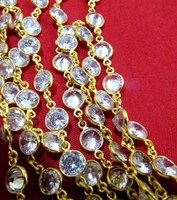 Collier tendance pour femme en acier inoxydable plaqué or 18 carats, avec zircone cubique en forme de pièce de monnaie, finition argent/or/noir, longueur 1 pied