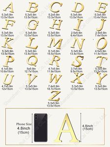 Wholesale Home Decoration Self Adhesive Multicolour Golden 3d <b>Mirror</b> Egnlish <b>Acrylic</b> Alphabet Letter Sticker - Product Image 5