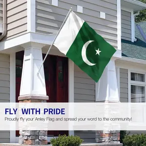 Bandera de <span class=keywords><strong>Pakistán</strong></span> de Poliéster de 3x5 Pies con Impresión Digital, Banderas de la República Islámica de <span class=keywords><strong>Pakistán</strong></span> - Product Image 5