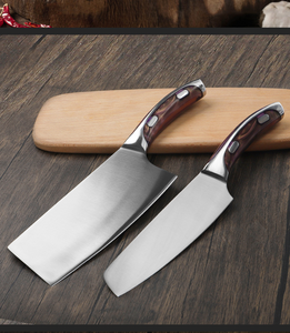 Ensemble de 3 couteaux de cuisine professionnels japonais, couteau à viande, couteau de chef, pour la cuisine en plein air, le camping, le barbecue, cadeau pour homme - Product Image 4