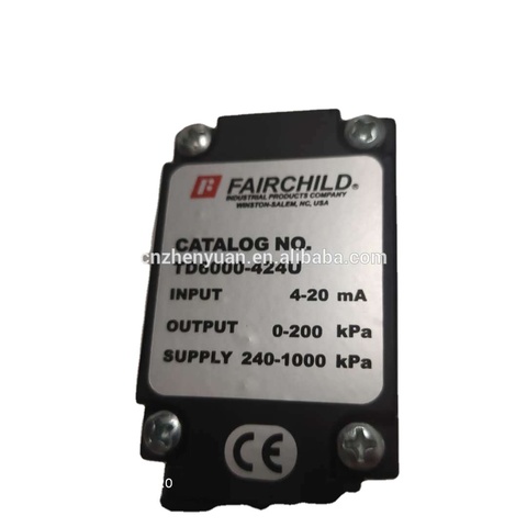 Original FAIRCHILD Electro Pneumatic Transducer Model TD TD6000 TD6000-424U Electrical Converter