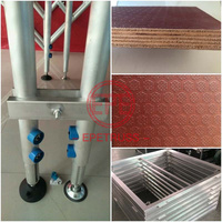 Plateforme de scène en aluminium à montage rapide pour événements musicaux en plein air et concerts