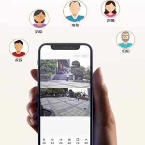 Ai thông minh HD đầy đủ màu sắc trong Nhà <span class=keywords><strong>Camera</strong></span> 10 mét tầm nhìn ban đêm CMOS âm thanh hai chiều đám mây/thẻ SD để theo dõi chuyển động của con người - Product Image 5