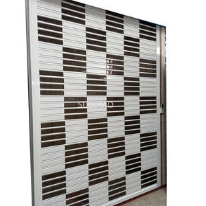 Puerta de <span class=keywords><strong>persiana</strong></span> enrollable comercial listones de policarbonato puerta combinada caja de cubierta pequeña puerta de <span class=keywords><strong>persiana</strong></span> enrollable de control remoto - Product Image 3