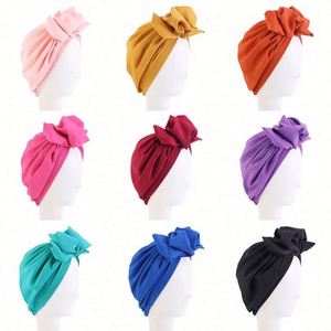Turban noué pour femme, prêt à l'emploi, de haute qualité, tendance, multifonctionnel, pour l'extérieur, en coton respirant, taille adulte - Product Image 2