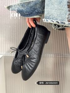 Zapatos Planos de Ballet de Lujo para Mujer, Primavera 2026, Moda Primavera, Zapatos Planos de Cuero Genuino Plateado, Plantillas de Goma, Alta Calidad - Product Image 6