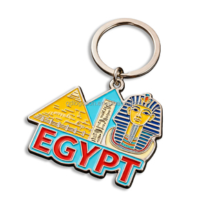 2026 Vendita all'ingrosso diretta dalla fabbrica Portachiavi in metallo alla moda con <span class=keywords><strong>scarabeo</strong></span> sacro antico, souvenir egiziani, Sfinge, Piramide, Egiziano - Product Image 2