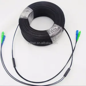 FTTH SC/UPC Indoor 2-Core vorverbundene faseroptische Drop-Cable Patch-Leine