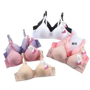 2021 Hot-sale women's bra cotton spandex wholesale comfortable padded bra cotton for ladies cheap wholesale bra plus size
