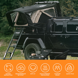 Tienda de campaña rígida ligera para techo de fábrica ADA OVERLAND, para coche y SUV, venta al por mayor de suministros para camping al aire libre - Product Image 6
