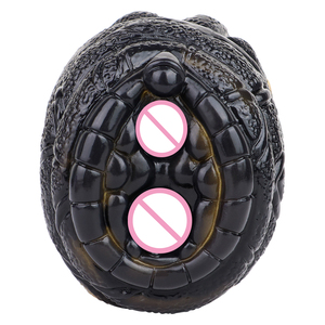 2024 Black Gold Vaca Forma Masturbação Masculina Para Homens Masturbadores Aircraft Cup Dolls <span class=keywords><strong>Double</strong></span> <span class=keywords><strong>Channel</strong></span> Sex Toys - Product Image 1