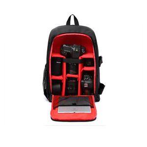 Sac à dos pour appareil photo de grande capacité, résistant à l'usure, à motif carré, de haute qualité, personnalisé - Product Image 3