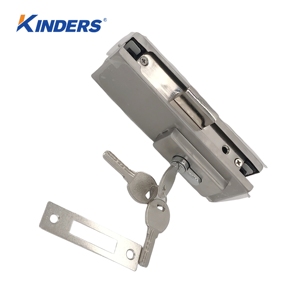 Cửa kính không khung dưới kẹp khóa cửa kính bản vá phù hợp khóa - Product Image 3