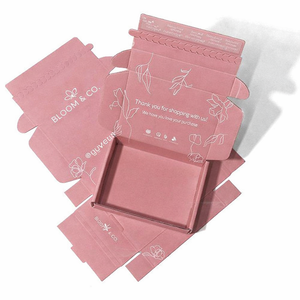 Caja de Envío para Crema de Ojos con Tira Desprendible, Cajas de Embalaje para Comercio Electrónico, Cartón E Flute, Logotipo Personalizado - Product Image 3