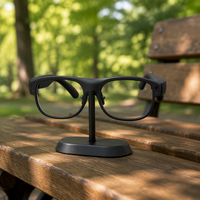 Lunettes de traduction en temps réel par IA, traduction vocale, sous-titres bilingues pour malentendants, lunettes intelligentes