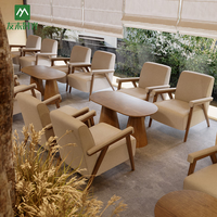 Meubles de restaurant chinois modernes, tables et chaises en bois pour cafés et salles à manger