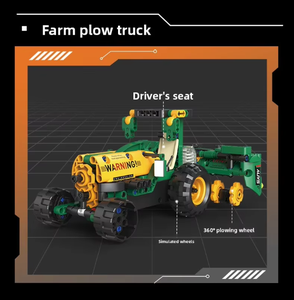 Vehículo Agrícola Cinco en Uno, <span class=keywords><strong>Robot</strong></span> Programable con Control Remoto, Bloques de Construcción Eléctricos, Juguete Educativo para Niños - Product Image 6