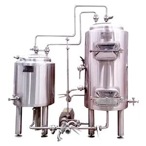 Bon mini système de brassage de bière 100L salle de brassage pilote chauffée électrique équipement de bière de brasserie clé en main TIANTAI à 2 navires en vente