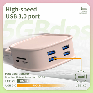 Petits sacs portefeuille Hubs USB Station d'accueil Hub 10 en 1 Matériau ABS avec lecteur de carte SD RJ45 HD pour Port <span class=keywords><strong>Mac</strong></span> Type <span class=keywords><strong>C</strong></span> - Product Image 6