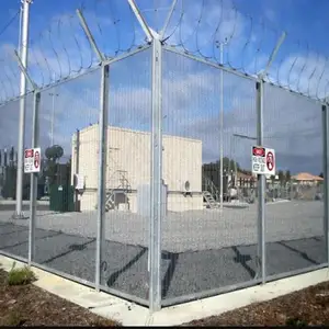 Recinzione metallica per la sicurezza della rete metallica del recinto di sicurezza perimetrale di sicurezza
