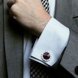 カフリンクスウェディングビジネスミーティング日常生活シルバートーン金メッキアクセサリー用 - Product Image 2