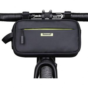 Bolsa de bicicleta con correa frontal para ciclismo al aire libre, impermeable, personalizada, para manillar de bicicleta, muestra gratuita - Product Image 6