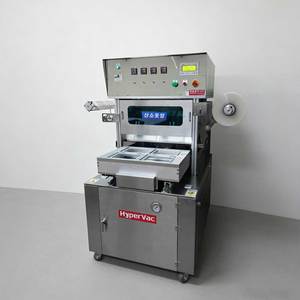 Máquina de Envasado MAP Semiautomática Industrial, Equipo de Sellado de Bandejas con Atmósfera Modificada, Inyección de Gas para Comidas Preparadas, SUS304 - Product Image 5