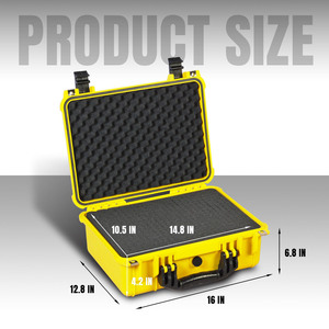 Muestra gratuita de accesorios para drones STARTRC para DJI Air 3S AIR 3, estuche impermeable para drones, estuche rígido de transporte EVA y cordón para control remoto - Product Image 2
