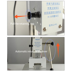Máquina de prensa multifuncional NJLD, soporte de <span class=keywords><strong>Apple</strong></span> de calefacción Dual para pantalla curva/recta plegable, cubierta frontal y trasera Holdin - Product Image 4