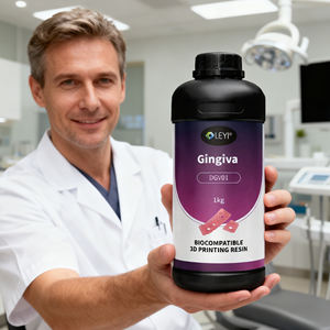 Resina per Simulazione Gengivale LEYI DGV01 1kg Rosa Trasparente per Stampanti 3D Dentali, Alta Elasticità e Resistenza allo Strappo, Purezza 100% - Product Image 1