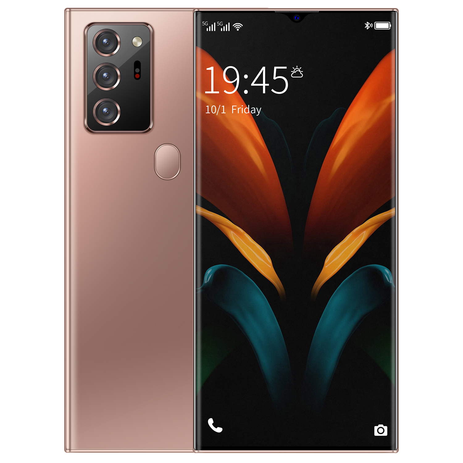 Мобильный телефон Note30 +, прямые продажи с завода, большой экран 6,9 дюйма, высокое разрешение, настоящий отпечаток пальца, мобильный телефон на базе Android